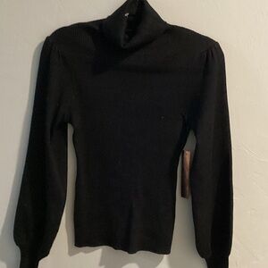 Almost Famous Elegant Black Turtleneck Sweater